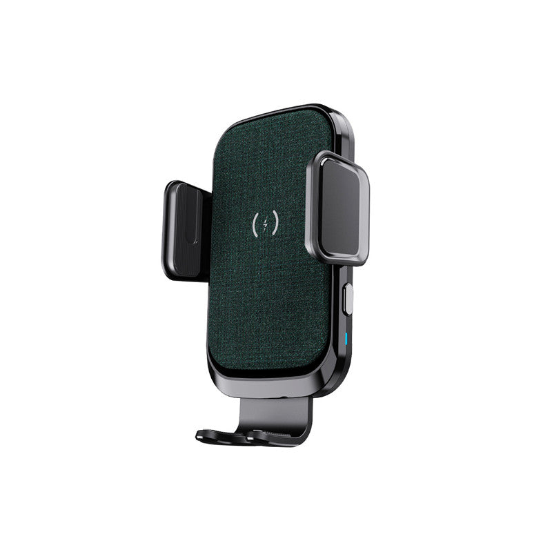 Front of the black wireless charging phone holder