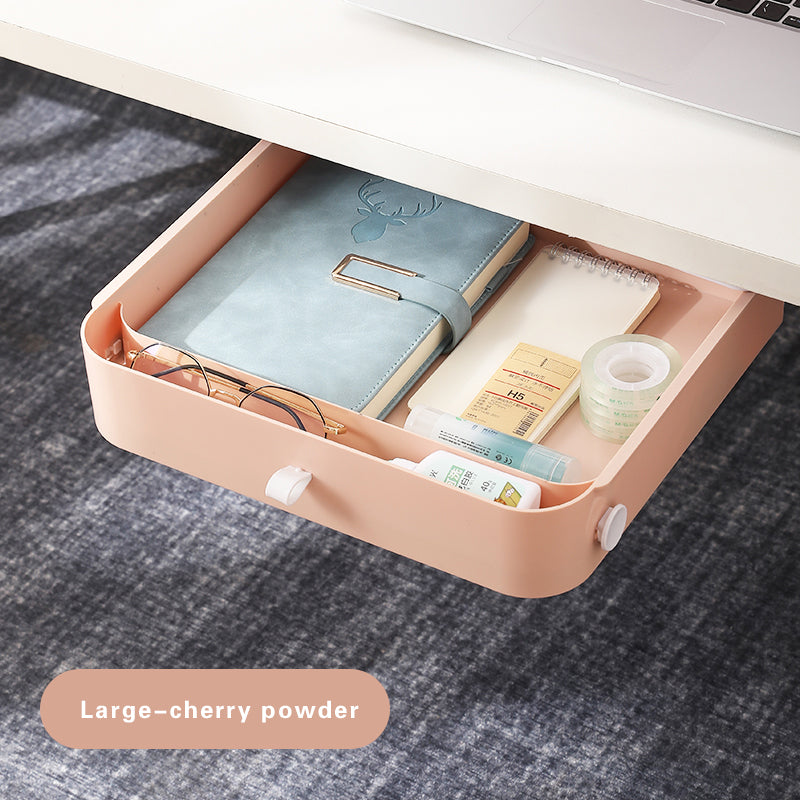 Under-Desk Stick-On Storage Drawer 6