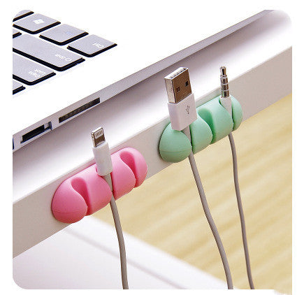 Colourful cable clip organizers – view 1