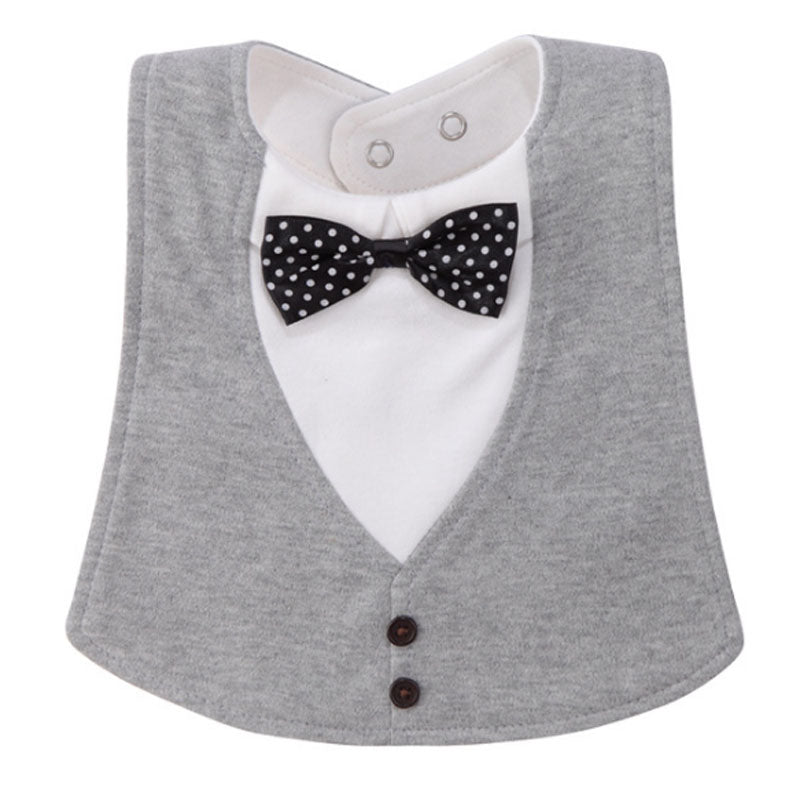 Bow Tie Waterproof Baby Bib 1