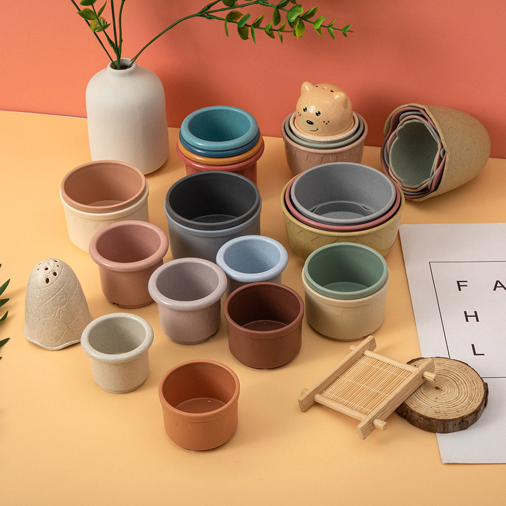 Silicone Stacking Cups 1