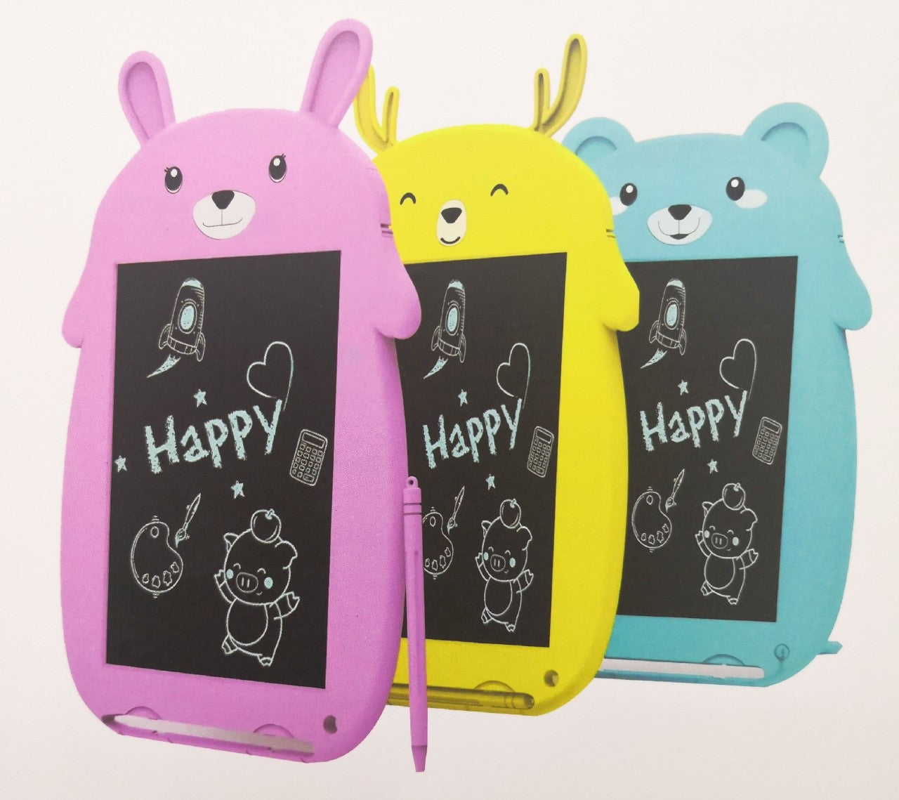 LCD doodle pad lock button close-up