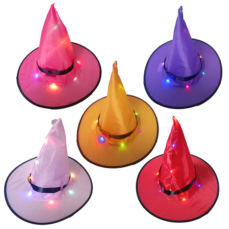 Glowing LED witch hat – view 8