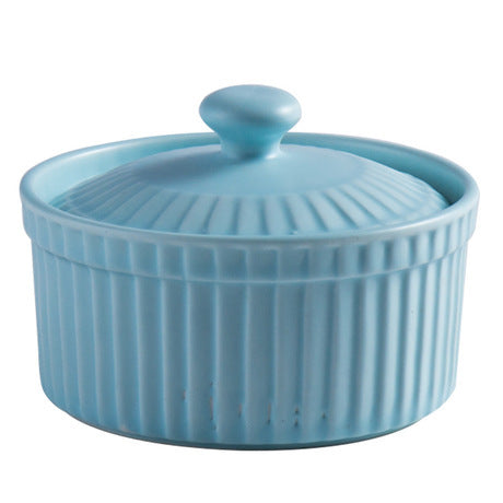 Ceramic Baking Bowl with Lid 6
