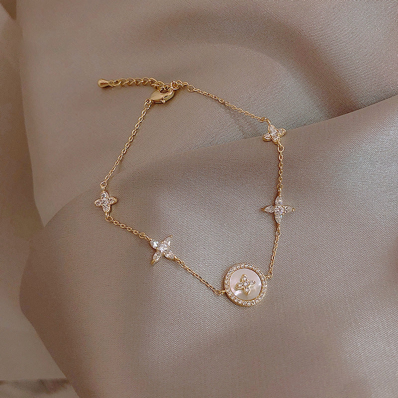 Zircon Flower Bracelet view 2