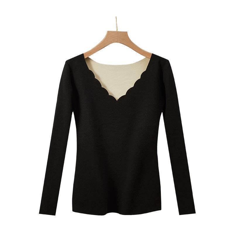 Women's Seamless Fleece-Lined Thermal Top - view 3