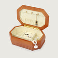 Solid wood jewelry box