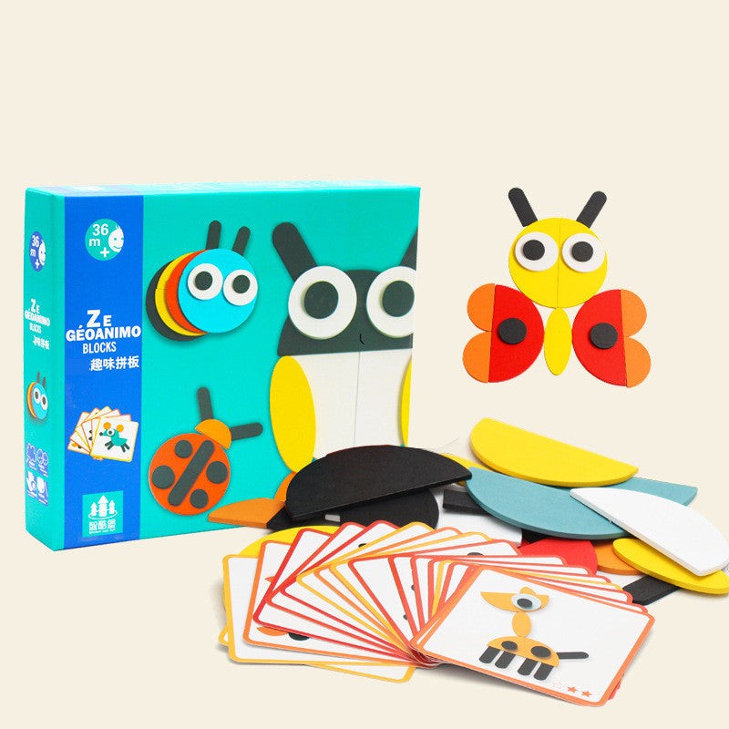 Wooden Animal Tangram Puzzle 7