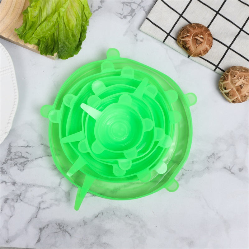Silicone Stretch Lids (6-Pack) view 6