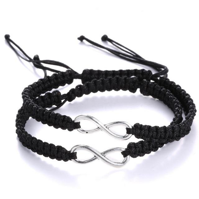 Infinity Knot Couple Bracelets detail