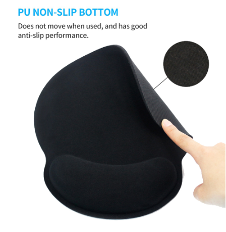 Black memory foam wrist rest – view 5