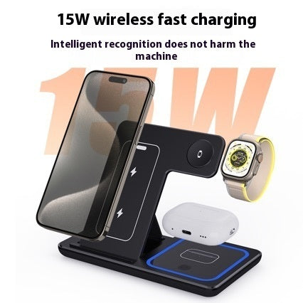 15W 3-in-1 Wireless Charger Stand