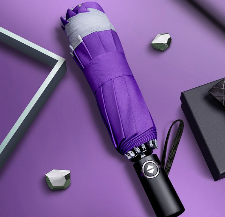 Inverted Windproof Travel Umbrella detail