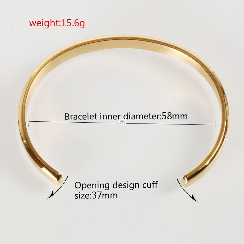 Stainless Steel Cuff Bracelet 4