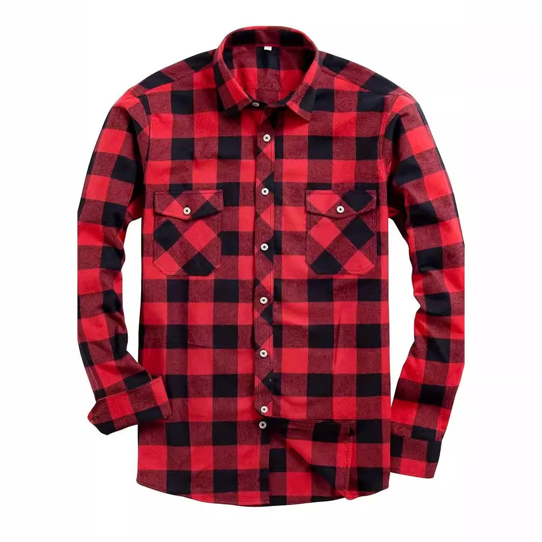 Men's Buffalo Plaid Flannel Shirt
