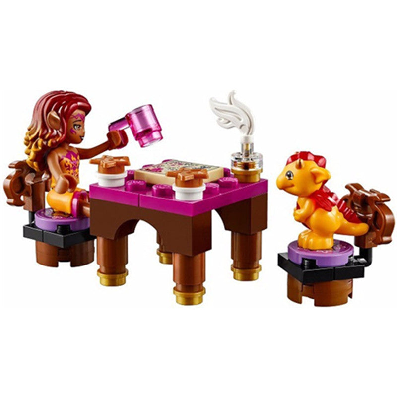 Puzzle assembling building blocks toy set – view 3