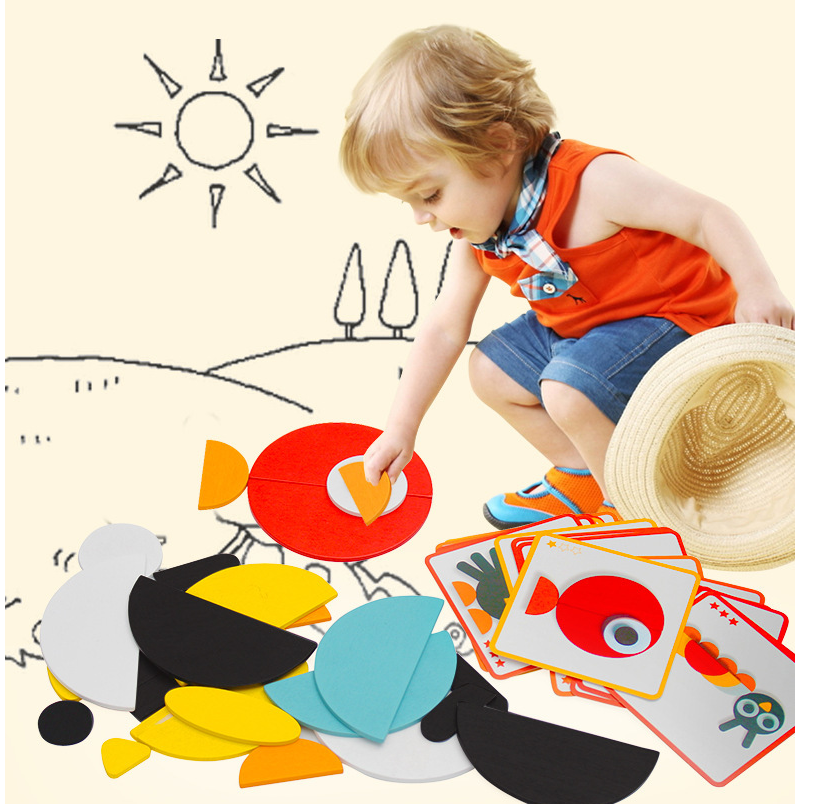 Wooden Animal Tangram Puzzle 1