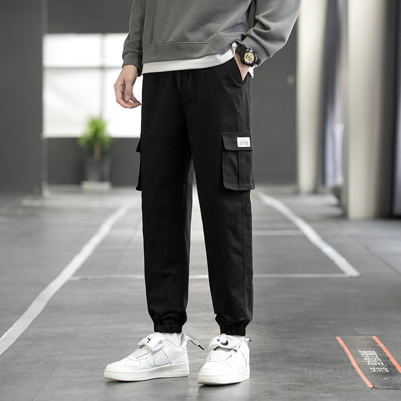 Men's Cotton Cargo Jogger Pants – view 2