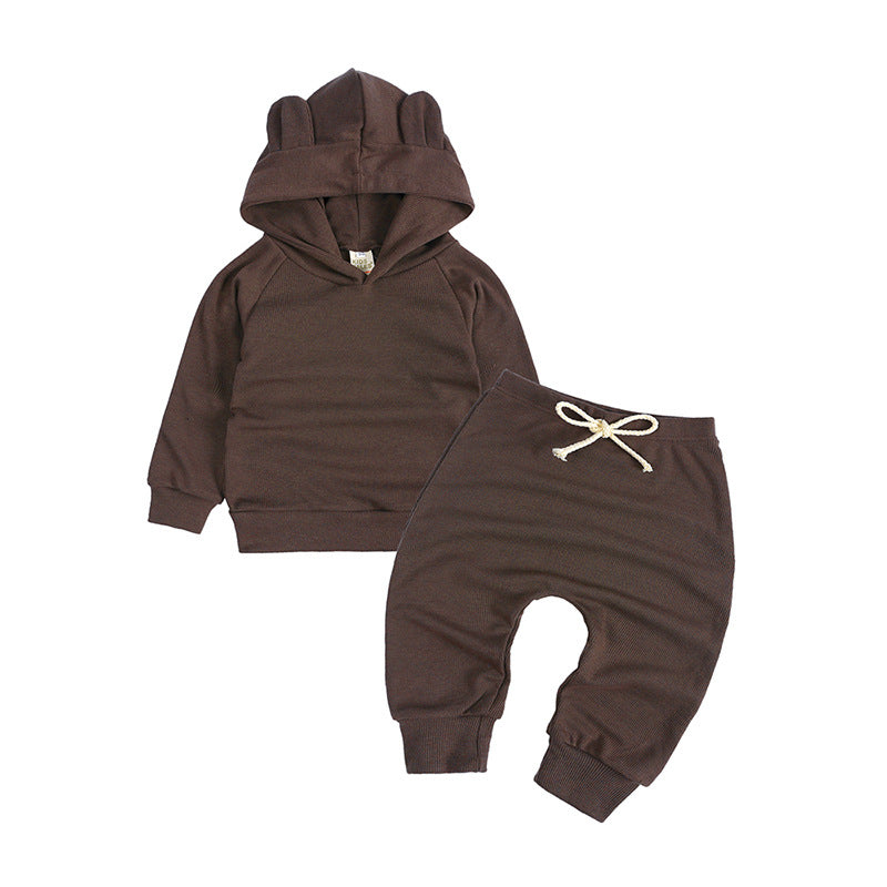 Toddler Bear-Ear Hoodie & Jogger Set - view 7