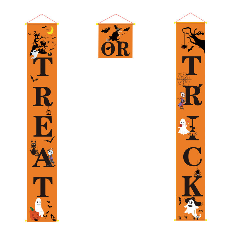 Trick or Treat Door Hanging Sign Set – view 1