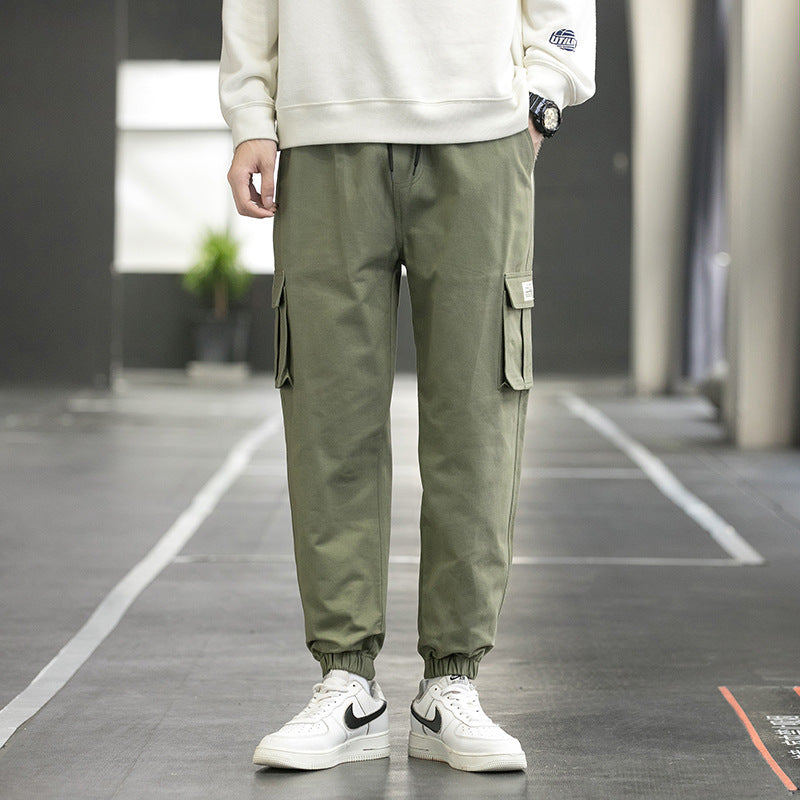 Men's Cotton Cargo Jogger Pants – view 1