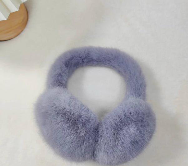 Girls furry winter earmuffs – view 3