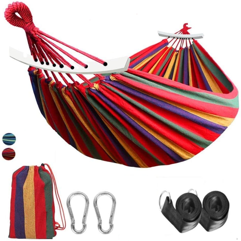 Striped Canvas Camping Hammock - view 4