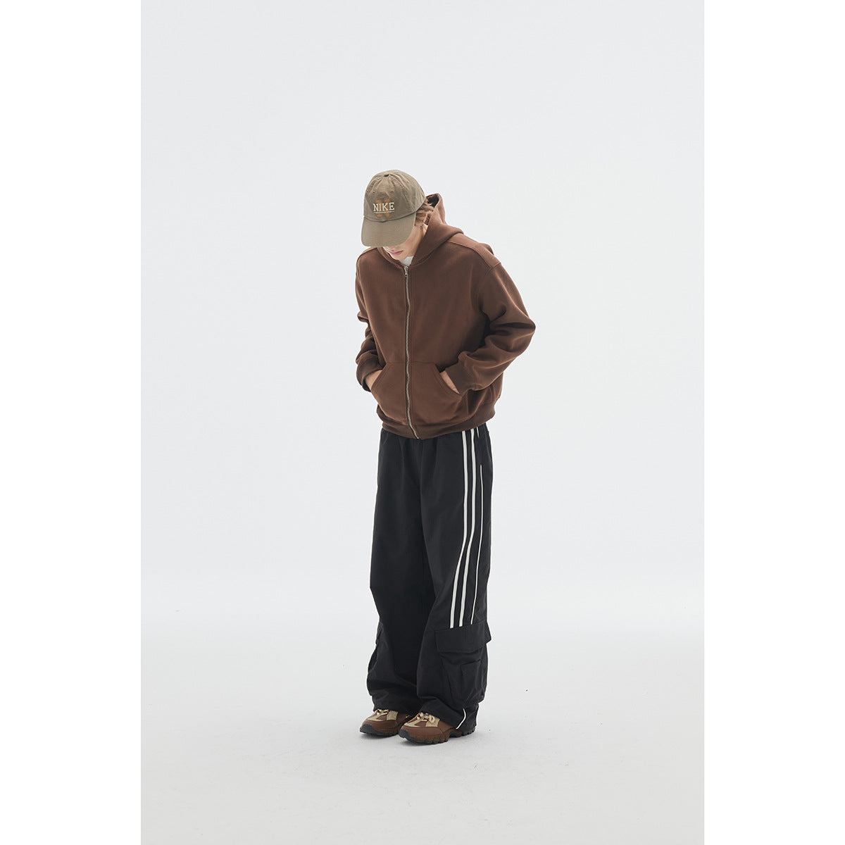 Unisex Side-Stripe Straight Track Pants - view 5