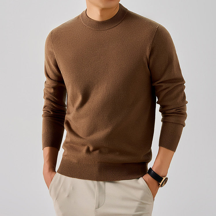 Men's Soft Knit Crew Neck Sweater