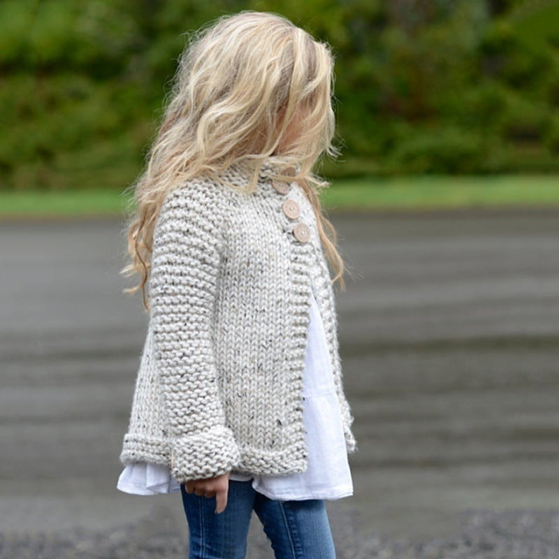 Girls' Chunky Knit Cardigan – view 5