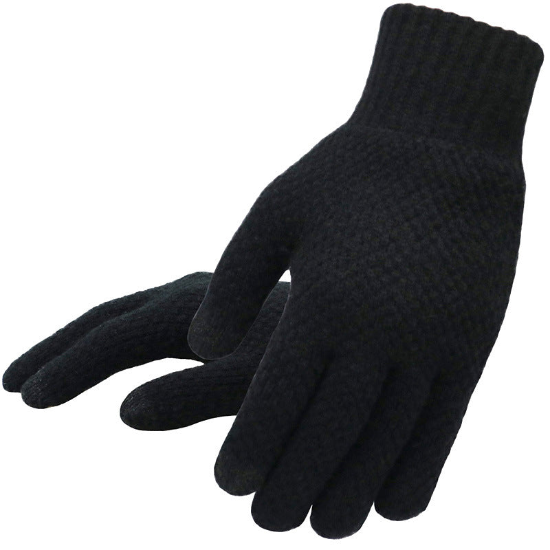Men's Warm Knit Winter Gloves - view 6