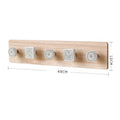 Wooden wall coat hook