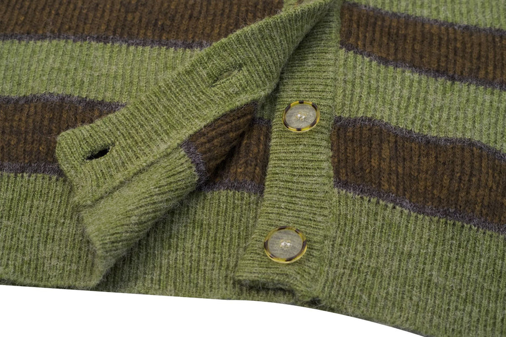 Women's Striped Knit Cardigan - view 3