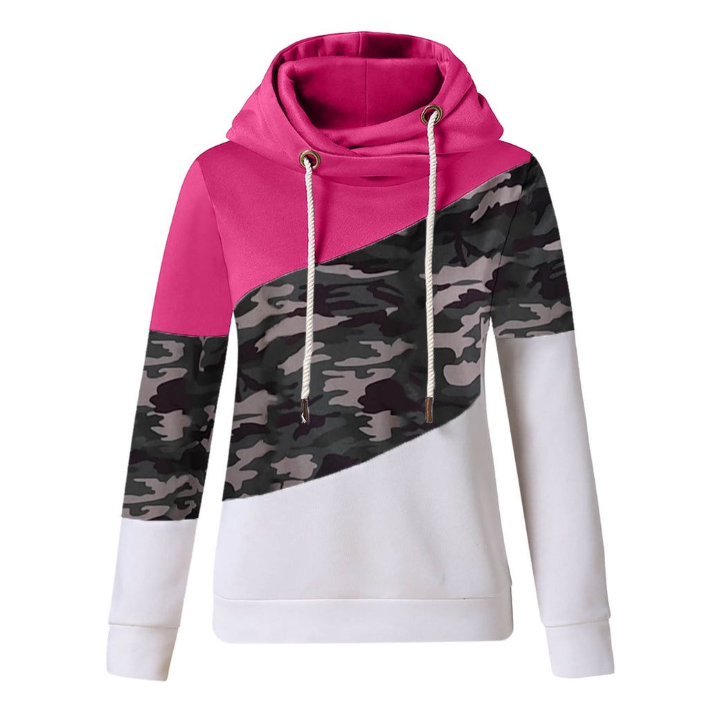 Women's Camo Colour Block Hoodie – view 2