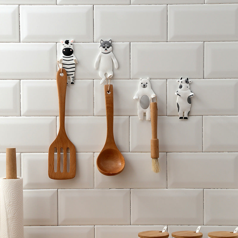 Animal-shaped self-adhesive wall hooks – view 3
