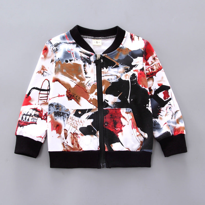 Toddler Boys' Printed Jacket, Tee & Pants Set - view 5