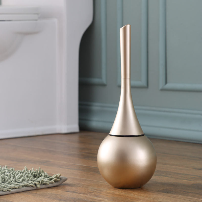 Stainless toilet brush and holder