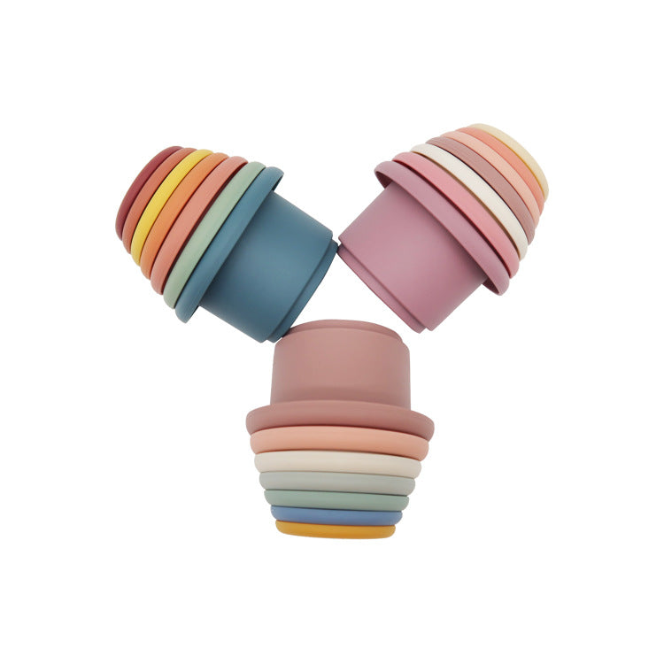 Silicone Stacking Cups 6