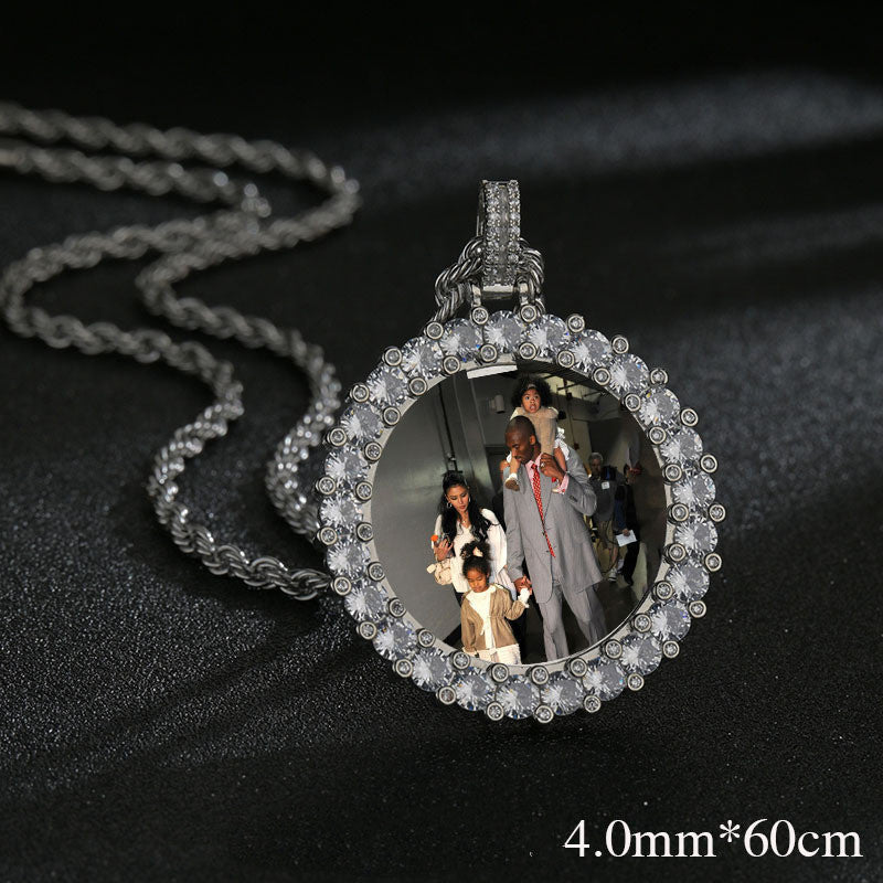 Photo Frame Couple Pendant