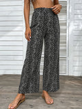 Women High-Waist Wide Leg Lounge Pants