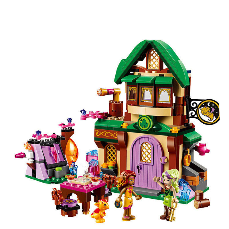 Puzzle assembling building blocks toy set – view 4