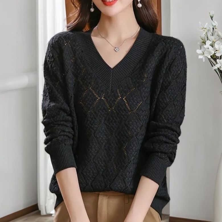Hollow Knit Sweater