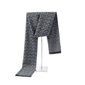 Men's Silk and Cashmere Blend Winter Scarf - view 2