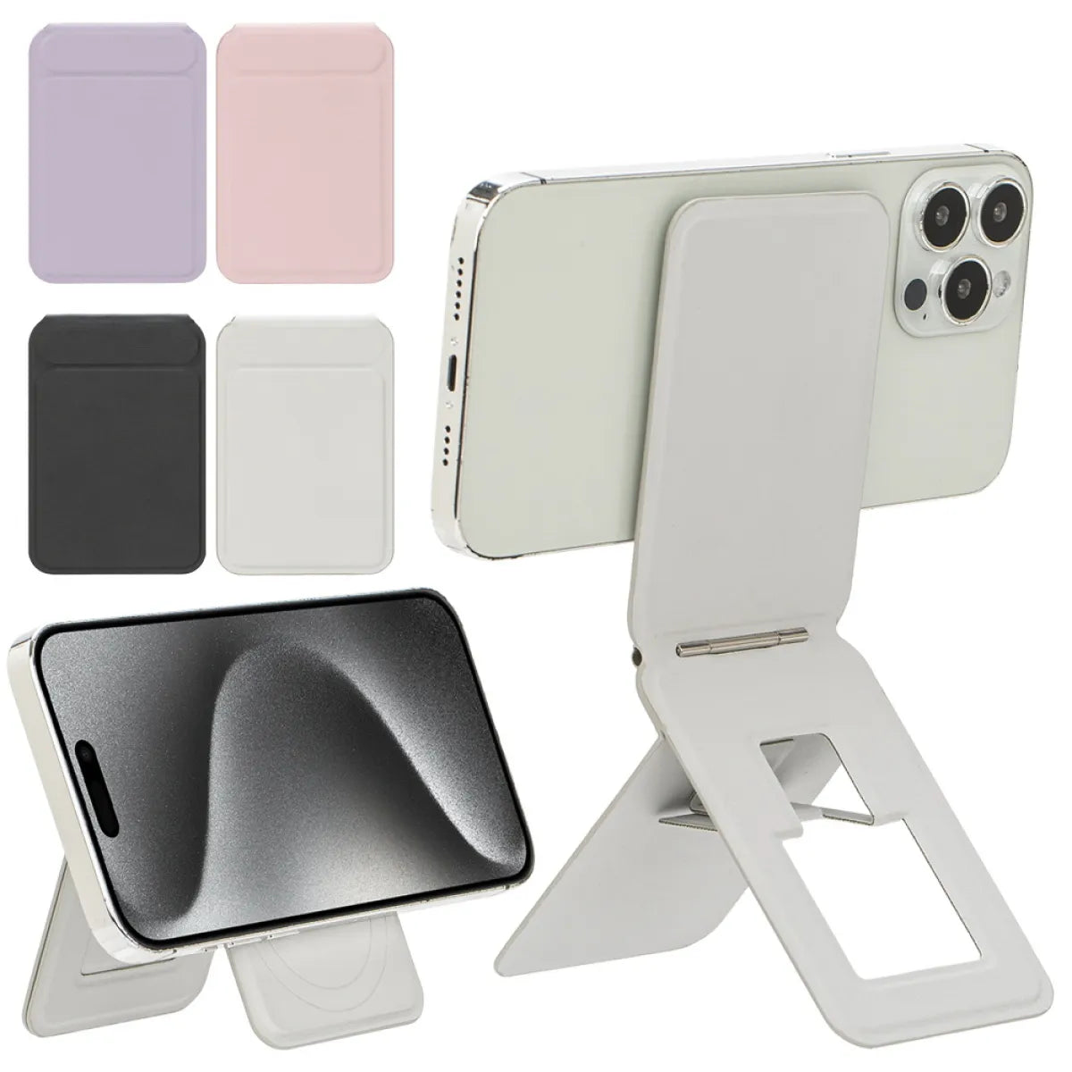 MagSafe card holder rotating stand for iPhone 18 Pro