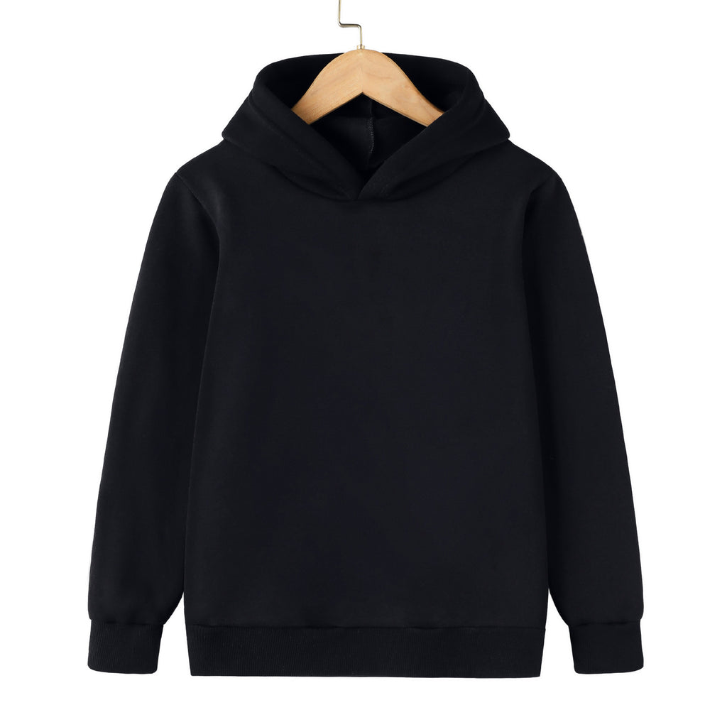Kids' solid colour pullover hoodie – view 3