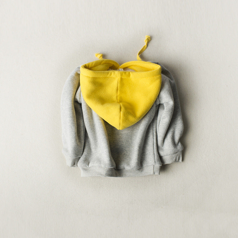 Boys' Fleece-Lined Hooded Sweatshirt - view 2