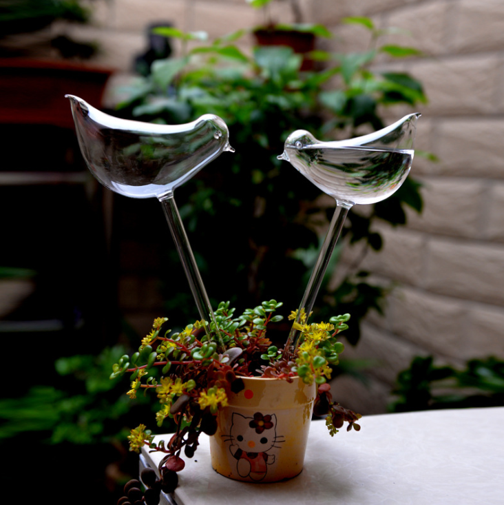 Glass Self-Watering Plant Globes 7 – pair