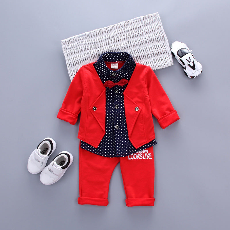 Toddler Boys' Bow Tie Shirt & Pants Set - view 5