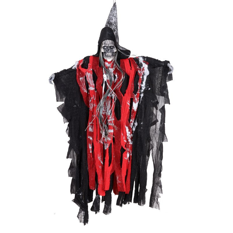 Hanging Witch Ghost Halloween Decoration – view 1