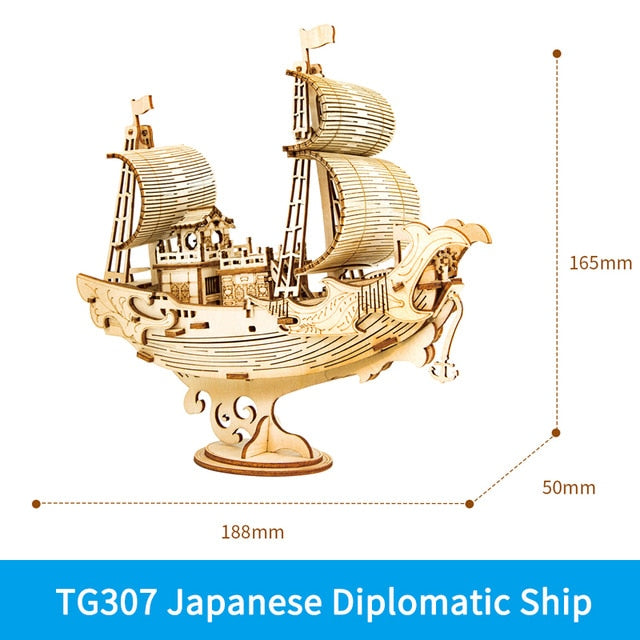 Wooden Boat Puzzle view 2